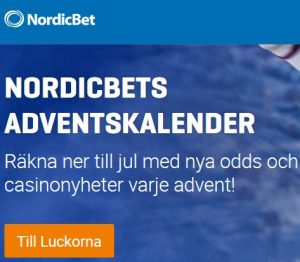Adventskalendern från NordicBet 2019!